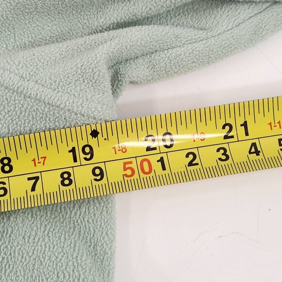 Vintage North Face Mint Green Fleece Zip Up Womens Medium - Picture 13 of 13